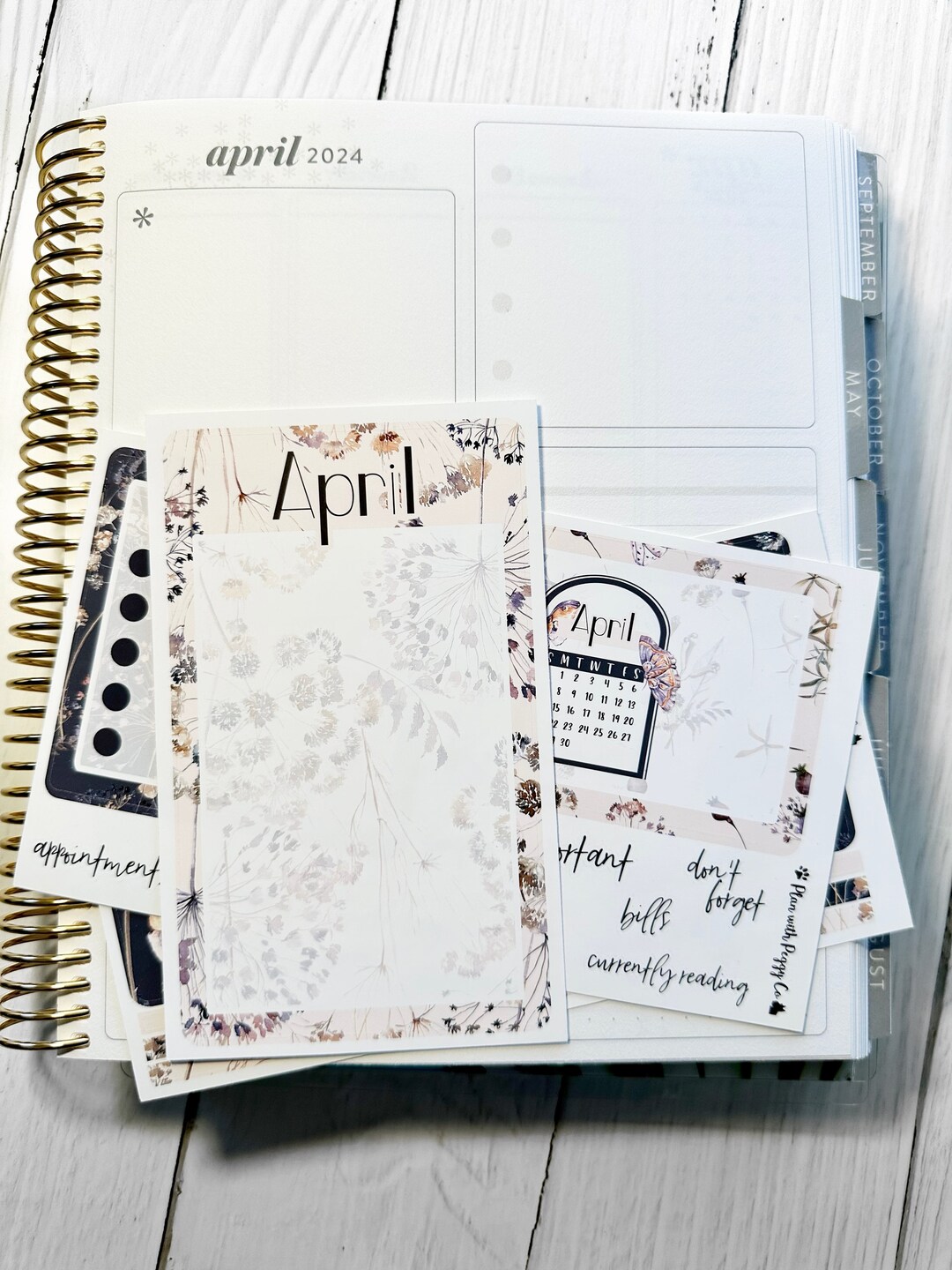 April Notes Calendar April 2024 Notes Page - Etsy