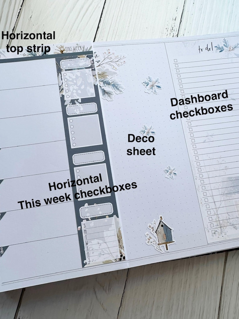January 2026 for the Laurel Denise Anne and Nancy LARGE Planners - Etsy
