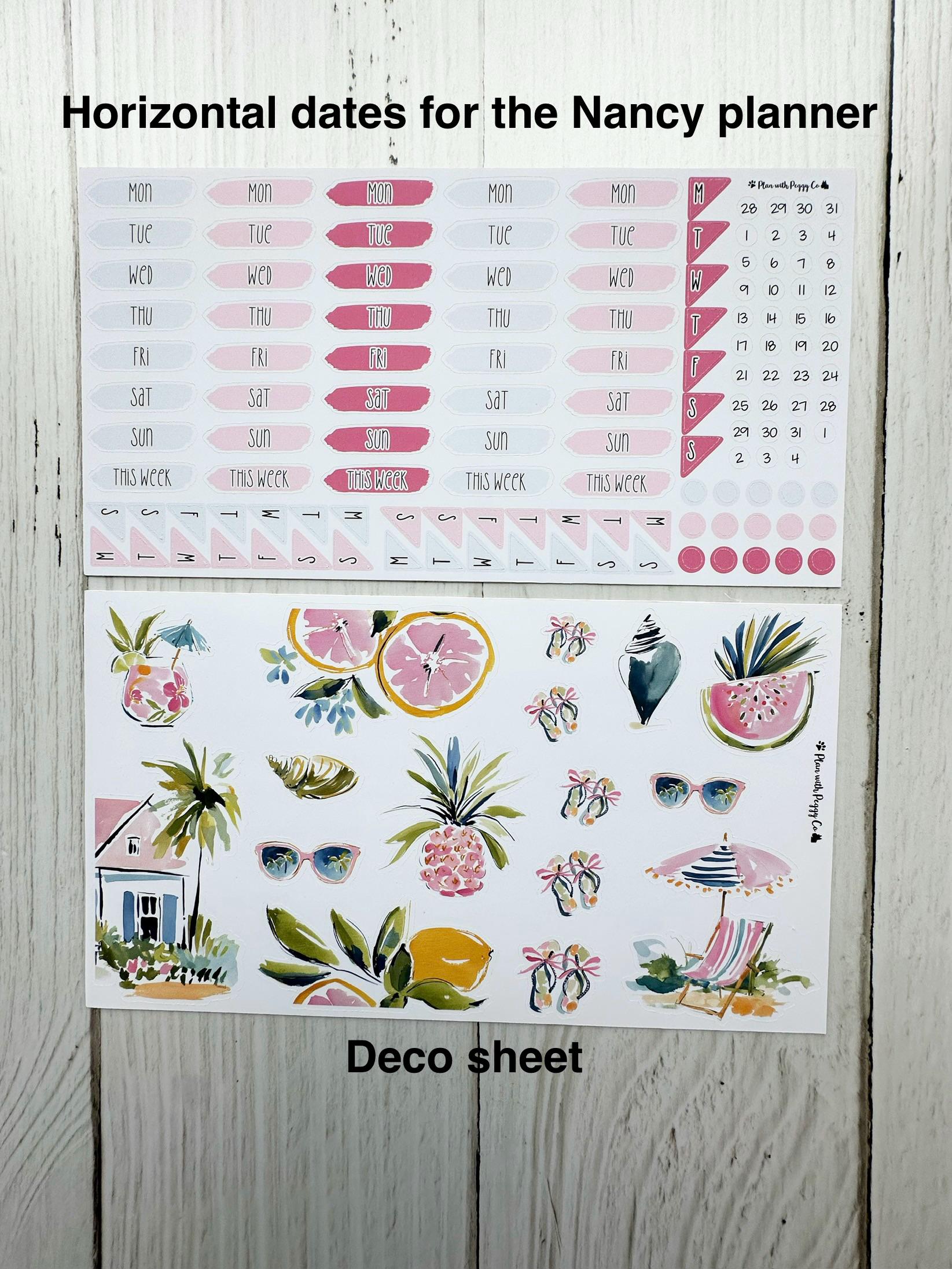 July 2026 for the Laurel Denise LARGE Anne and Nancy Planners - Etsy