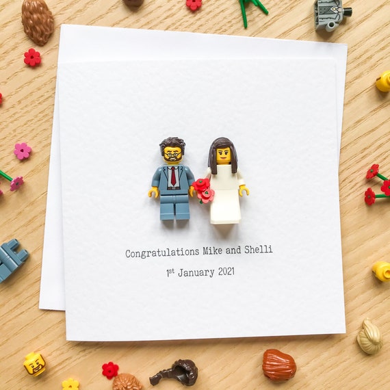 Personalised Custom Lego Bride \u0026 Groom 
