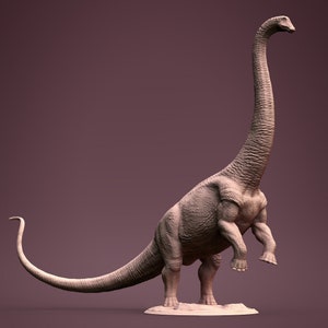 Brontosaurus - Male - 3D Printed Miniature - Designed by Clynche -  - Gaming - Dinosaur