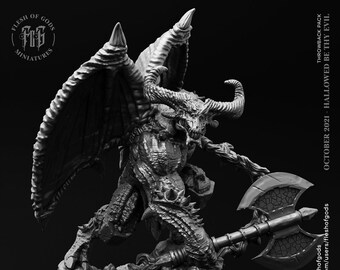 Balor - Flesh of Gods -  February 2022 Throwback Release  -  3D Printed Miniature