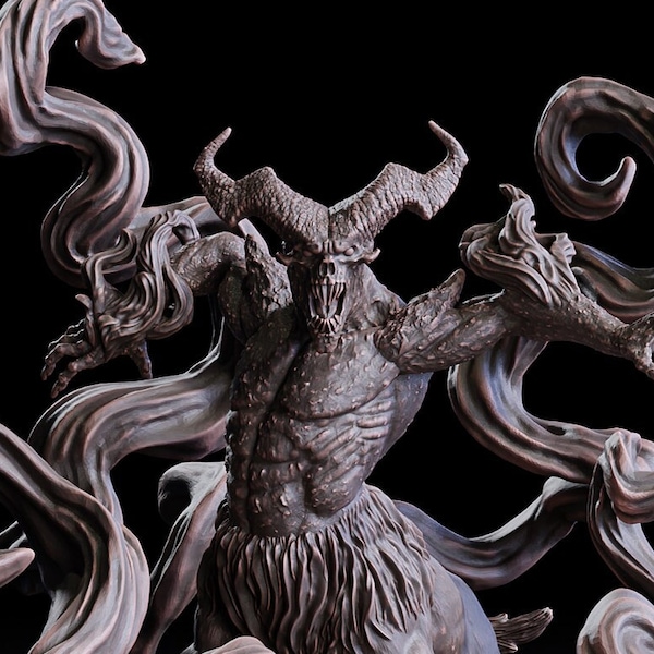 The Chronal Abomination - Enemy - The Time Abyss -  Flesh of Gods - - 3D Printed - Miniature - Gaming - Tabletop