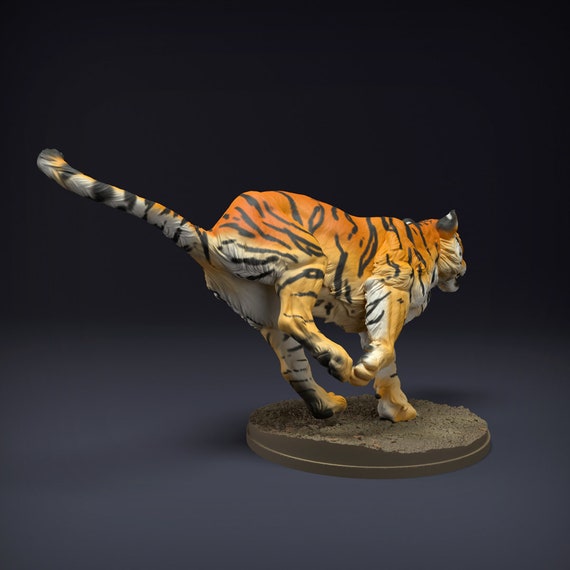 Papel de parede personalizado em qualquer tamanho, animal tigre 3D