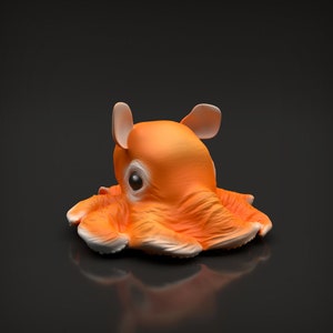 Dumbo Octopus Designed by Animal Den Miniatures 3D Printed Miniature Figurine Sculpture DIY Paint Your Own image 1