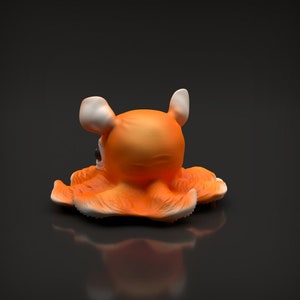 Dumbo Octopus Designed by Animal Den Miniatures 3D Printed Miniature Figurine Sculpture DIY Paint Your Own image 3
