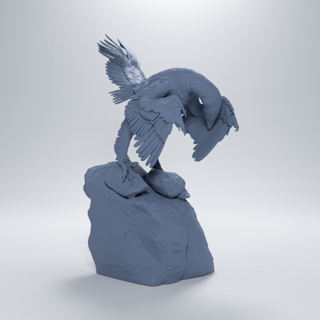 archaeopteryx-2-poses-and-fossil-designed-by-dino-and-dog-3d