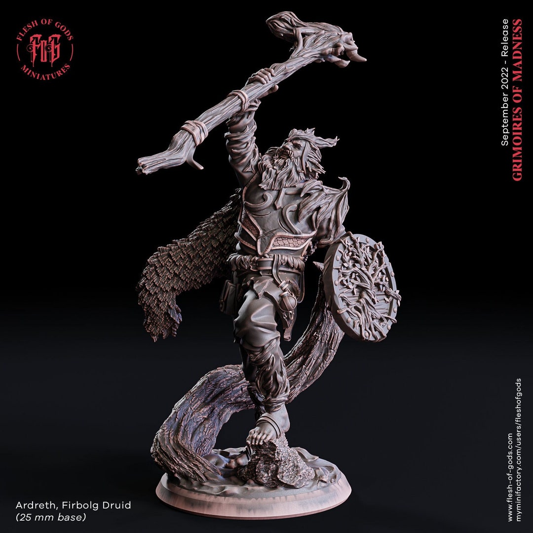 Firbolg Druid Hero Flesh of Gods Grimoires of Madness - Etsy