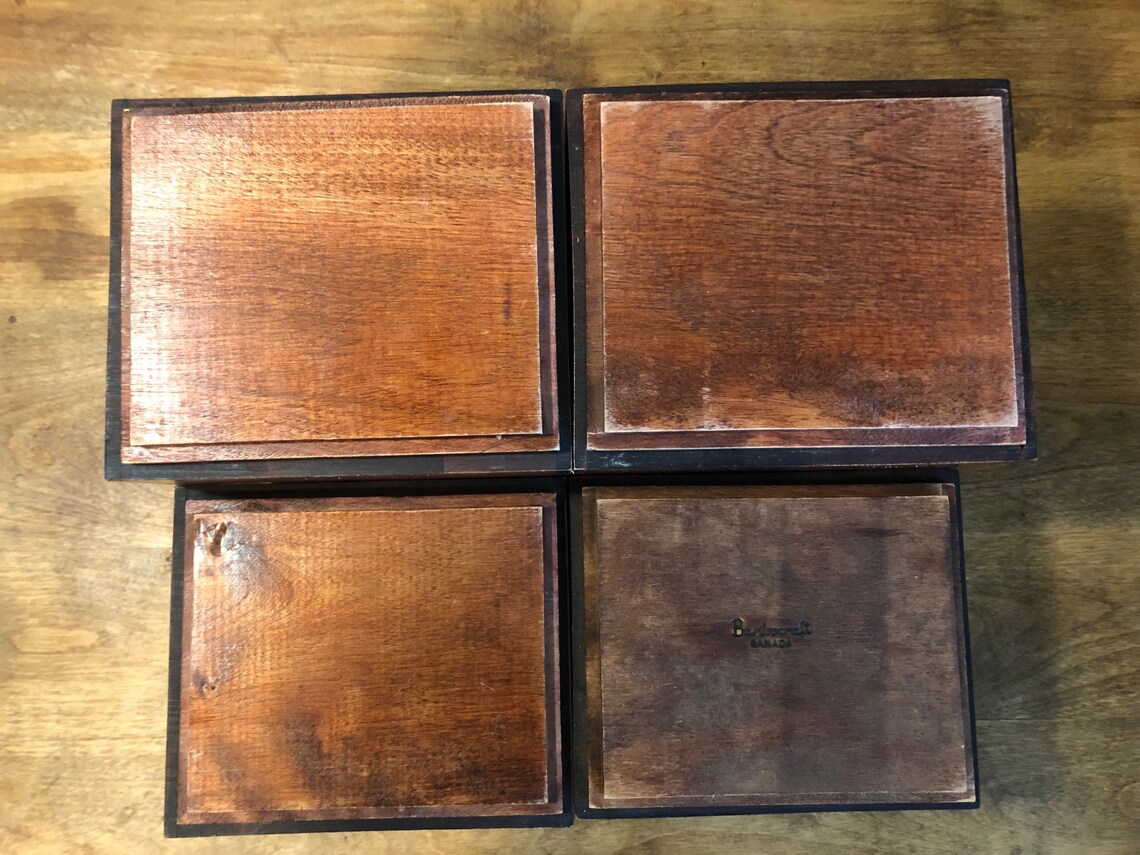 Vintage Baribocraft HolzKanister Set Zuckermehl Tee & Kaffee | Etsy