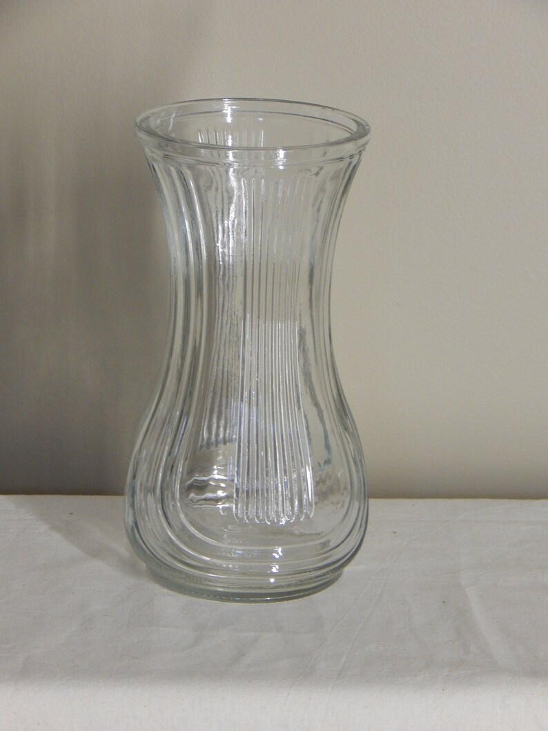Hoosier Vintage glass vase Etsy