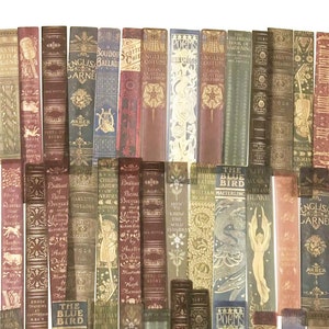 40 Stück Buchrücken Washi Aufkleber, Junk Journal Kit, journal, Ephemera, Scrapbook Aufkleber, Retro Buch, Lesung, Bibliothek, Lesen, Bücherwurm