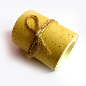 Gepunktetes Kraft Washi Tape, Journal, Junk Journal, Washi Masking Tape, Kraft Washi, Punkte, Punkt, Kreis