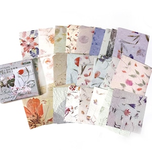100 Stück Blumenpapiere, Junk Journal Kit, Journal Ephemera, journal, Scrapbook Papier, Blumen, Garten, Natur, Vintage, Memo, Pastelle