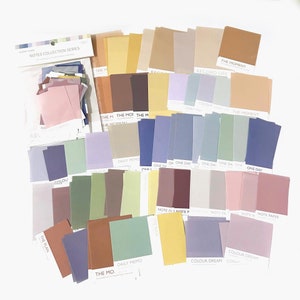 100 Stück Vintage Farbpapiere, Junk Journal Kit, Memo Deco Papier, Journal Ephemera, Retro, Farben, minimalistisch, Ton, Neutrals
