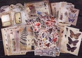 200 Pcs Retro Nature Junk Journal Kit, Flowers Sticker Pack, Memo Deco Paper, Ephemera, Vintage, Leaves, Garden, Forest, Woodland, Butterfly
