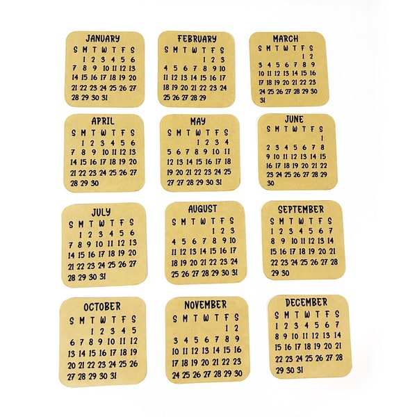 2024 2025 Calendar Sticker Etsy UK