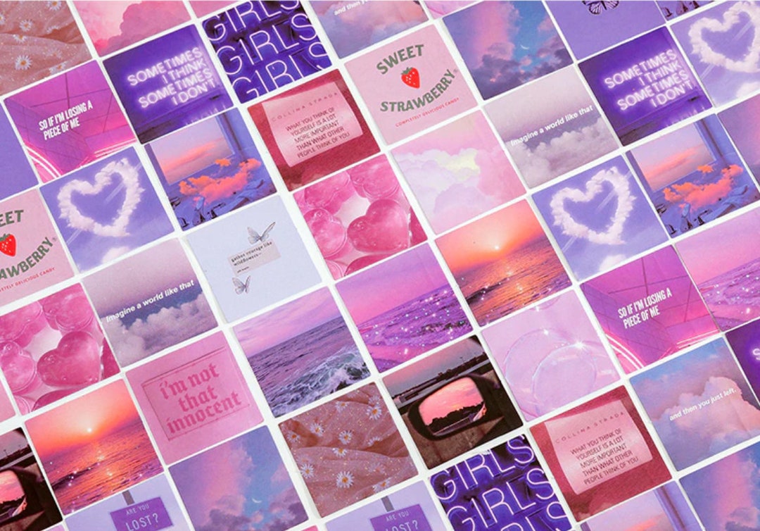 Shop Aesthetic Stickers Purple online - Jan 2024