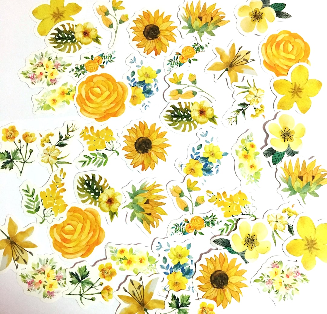September Floral - Stickers – LUCY PLANS LIFE