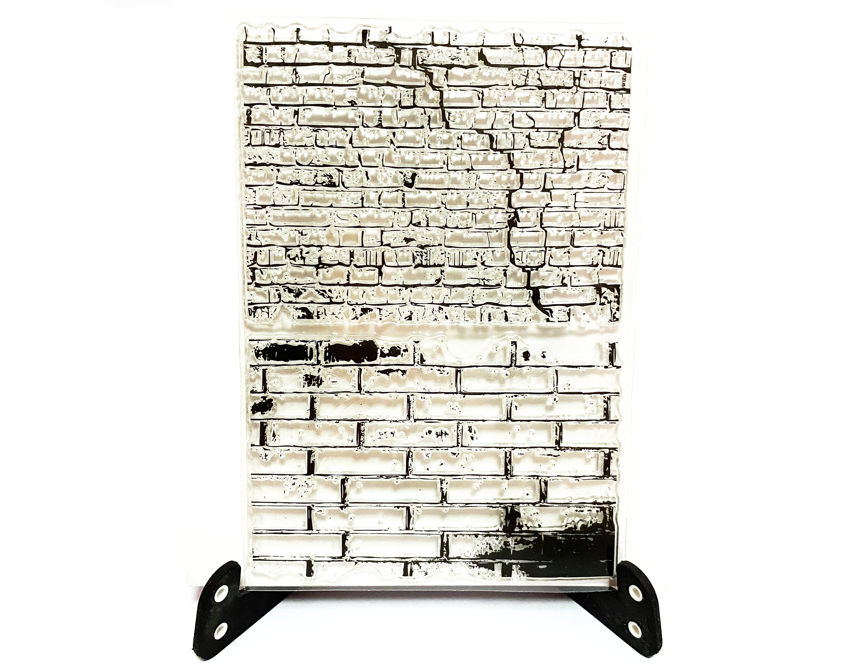 Brick Wall Stamp Bricks Effect Clear Transparent Stamp Etsy