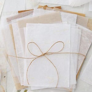 30 Stück Scrapbook Papier, Junk Journal Kit, Ephemera, journal, Vintage Briefe, Collage, Strukturpapier, Zwiebel Haut Papier, Pergament