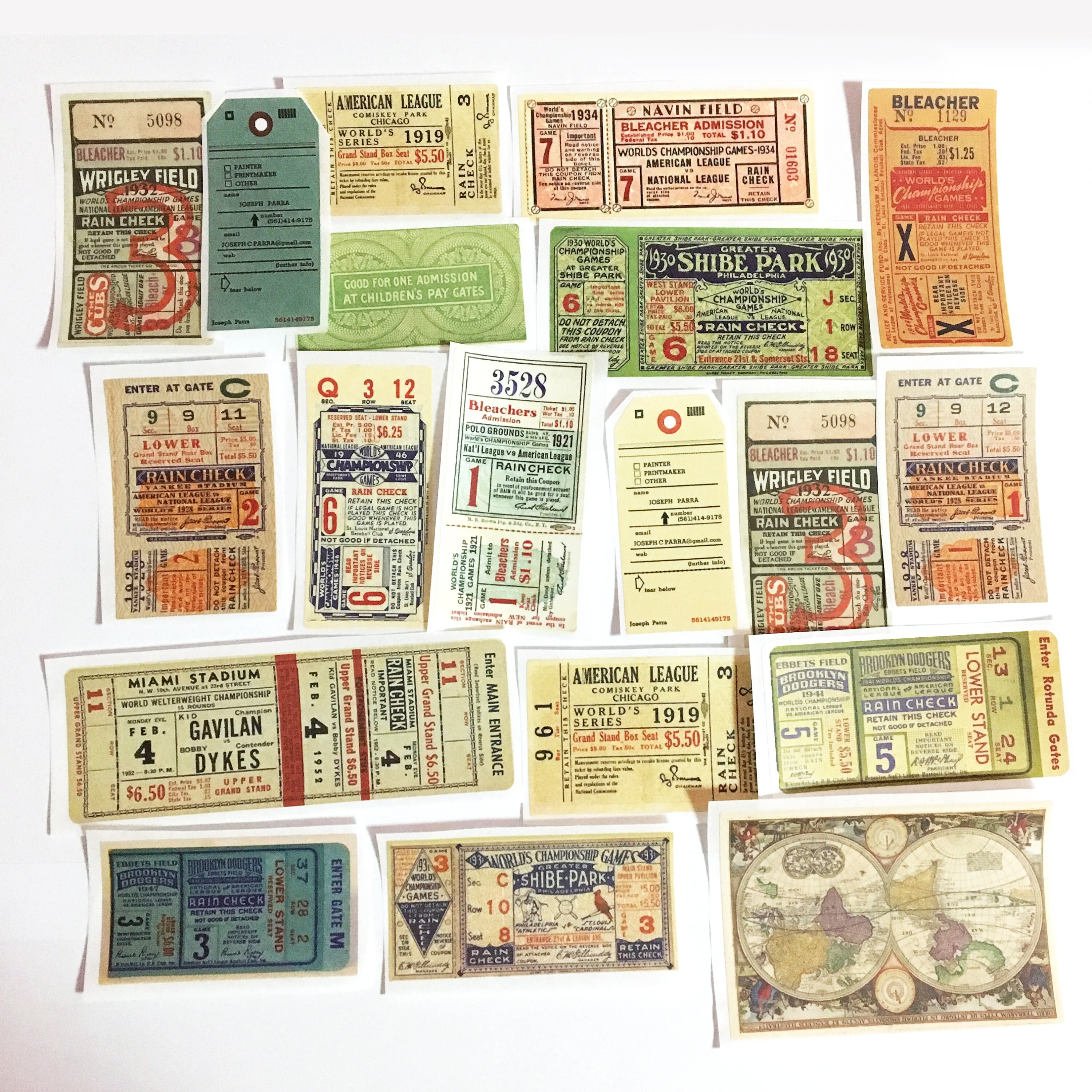 19 pcs vintage ticket sticker ticket tag sticker flakes etsy