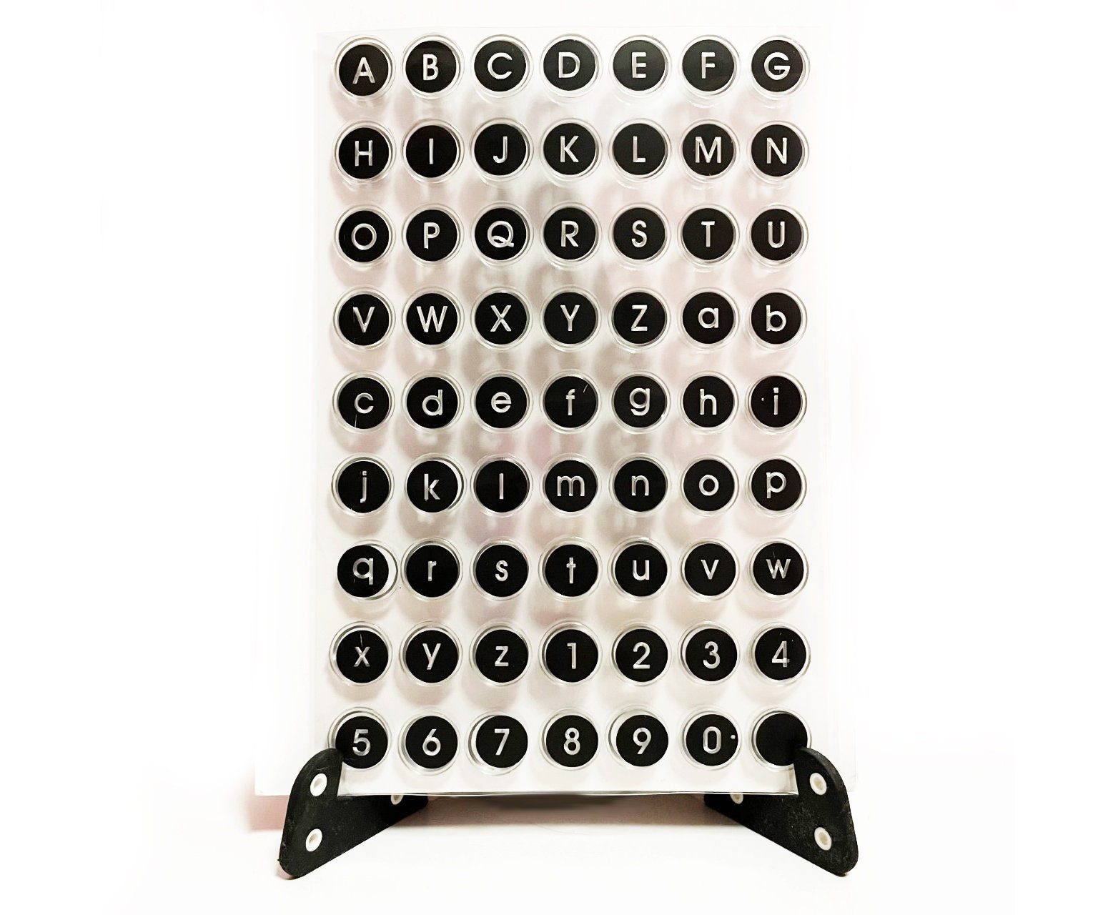 3mm UPPER CASE Typewriter Serif Font Metal Letter Stamp Set by Impressart  Font Similar to Courier 