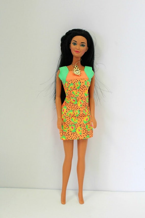 1980 S Hawaiian Fun Barbie S Friend Kira With Long Etsy