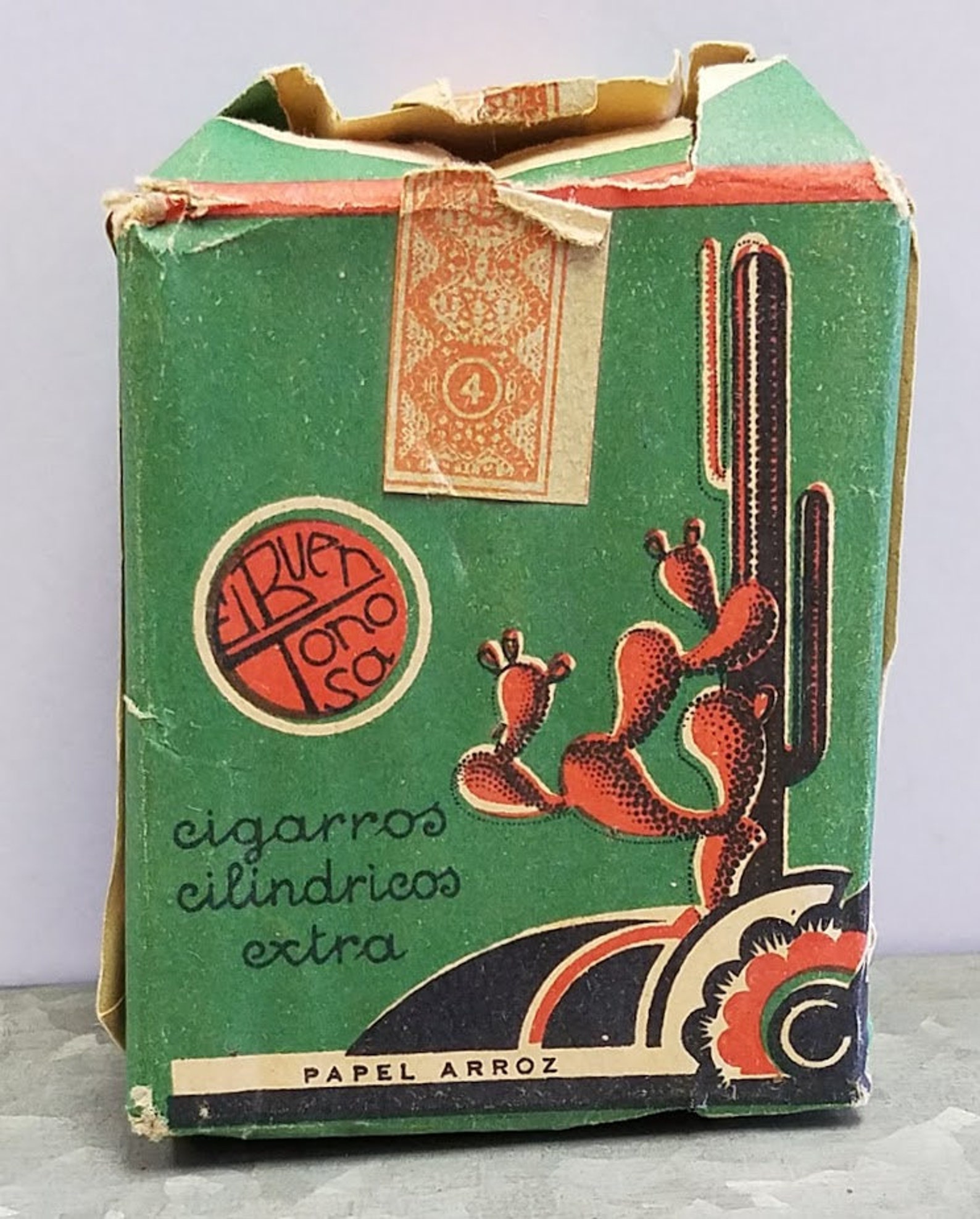Vintage Patriotas Mexican Cigarette Package 1930's Dos Etsy