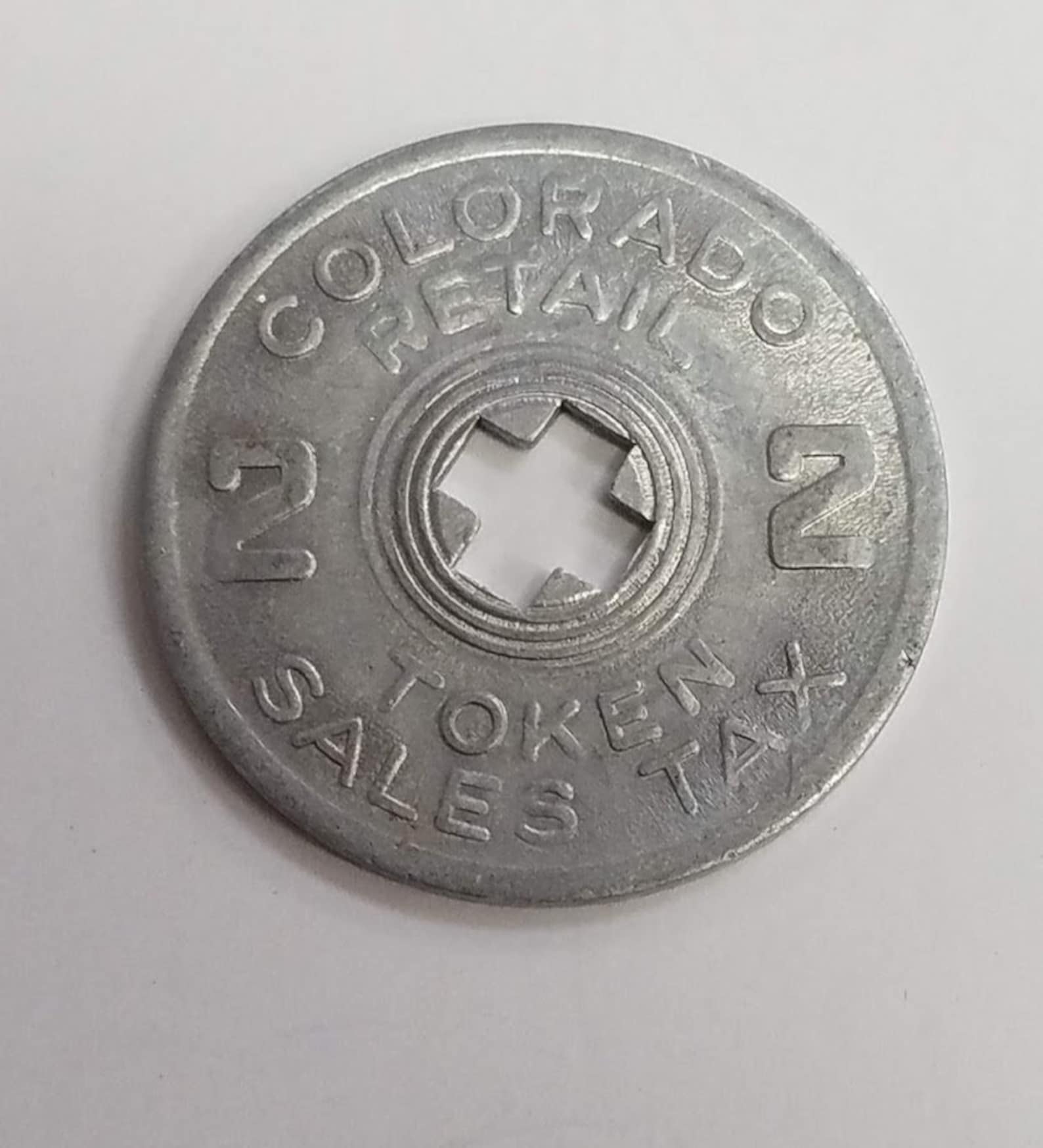 Colorado Retail Sales Tax Token Used Between 1935 to 1945 Etsy