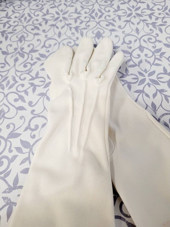 Long White Gloves for Formal Events, Dent's of En… - image 3