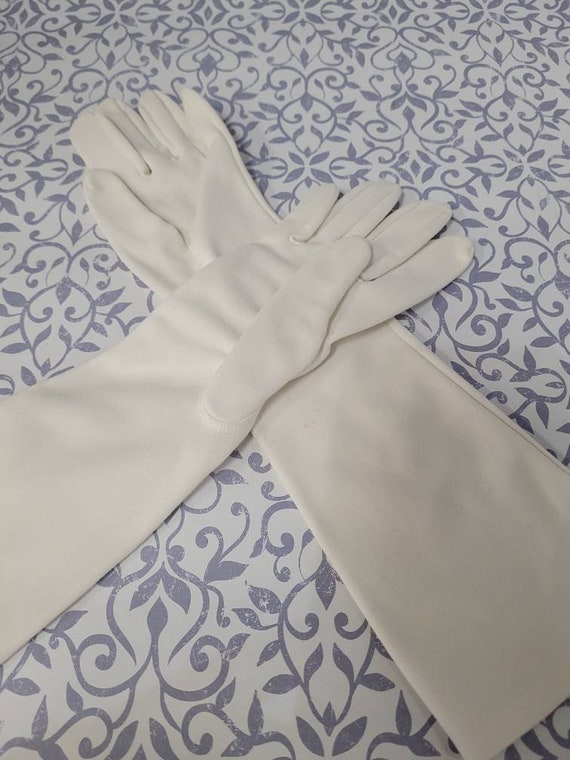 Long White Gloves for Formal Events, Dent's of En… - image 6