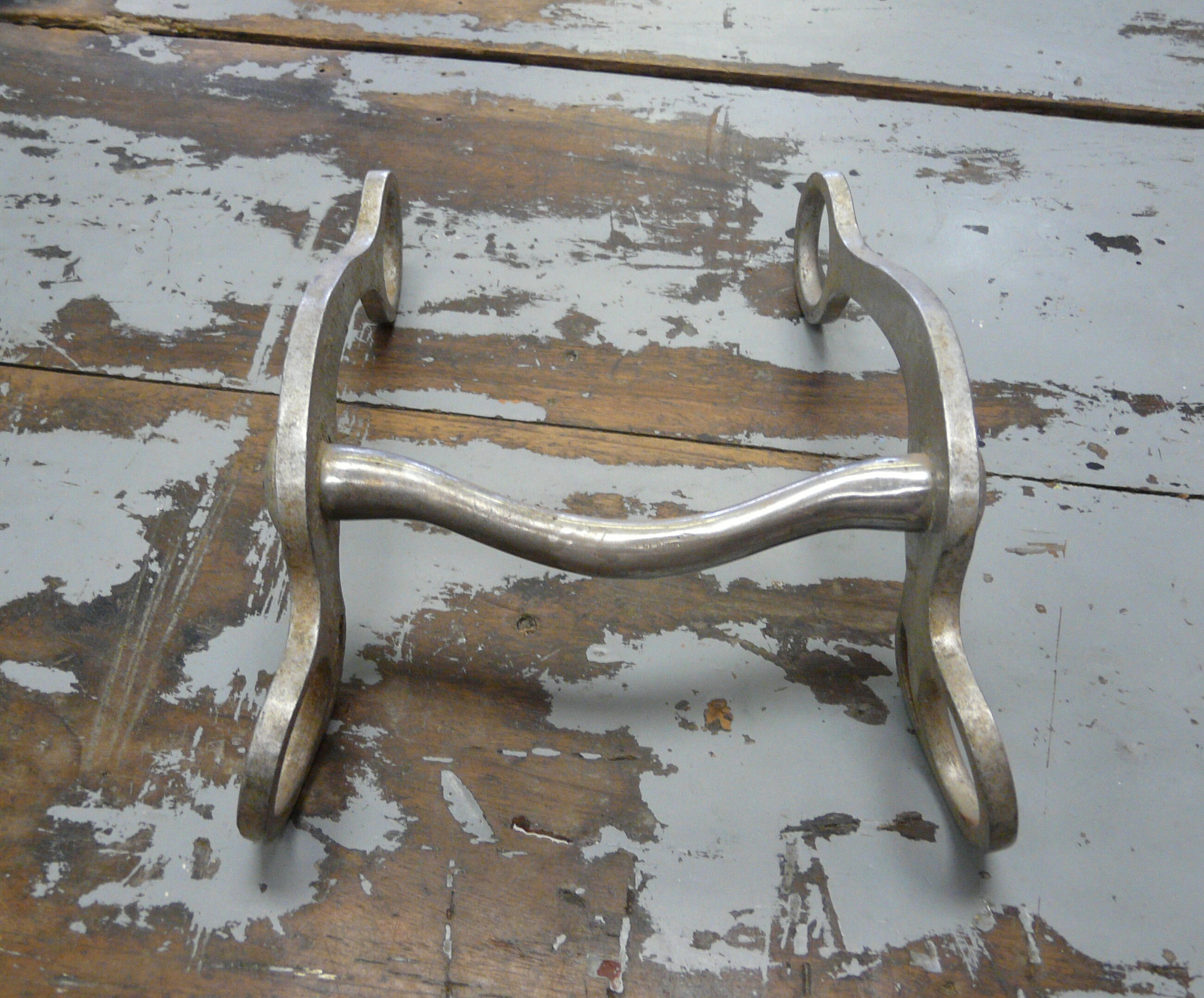 Mors 4 anneaux pour cheval réglable double brisure inox BR Equitation