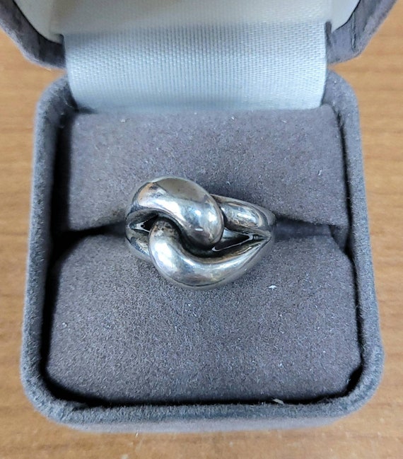 Retired James Avery Cadena Knot Sterling Ring Lover s Knot Etsy