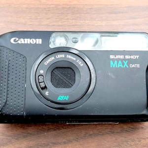 1991 Sure Shot MAX Date Canon Lens 38 mm f:3.5 Untested, Camera Collector's Gift, Vintage Camera, Compact Prima 5 in Europe