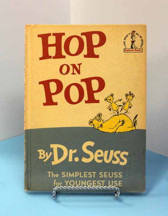 Vintage Dr Seuss The Simplest Seuss For Youngest Use Hop On Etsy