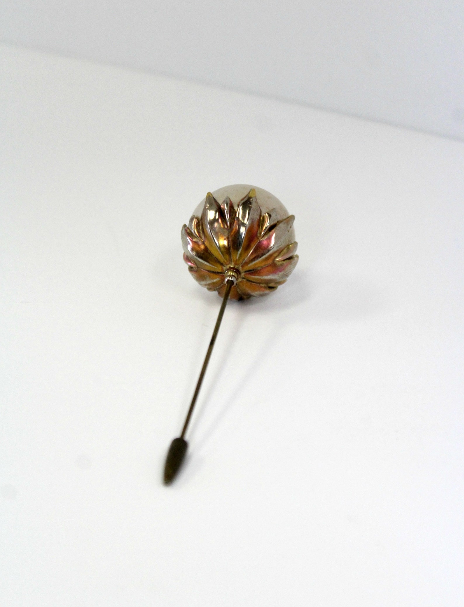 Vintage Large Faux Pearl Hat Pin Stick Pin Collectible Etsy