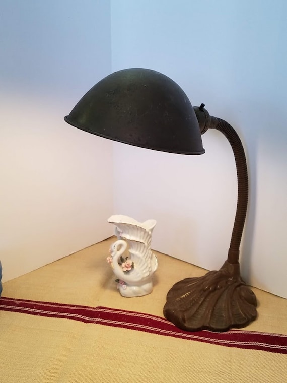 vintage gooseneck desk lamp