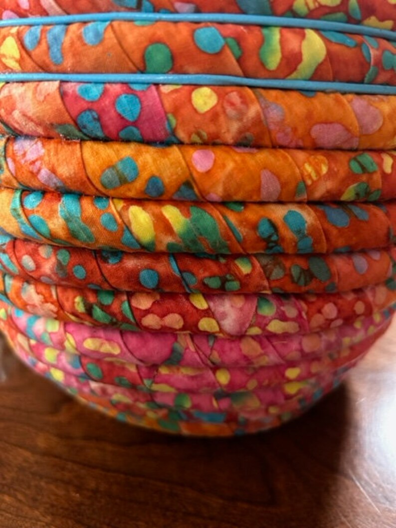 Fabric Basket Large Fabric Basket Rope Bowl Rope Basket Etsy
