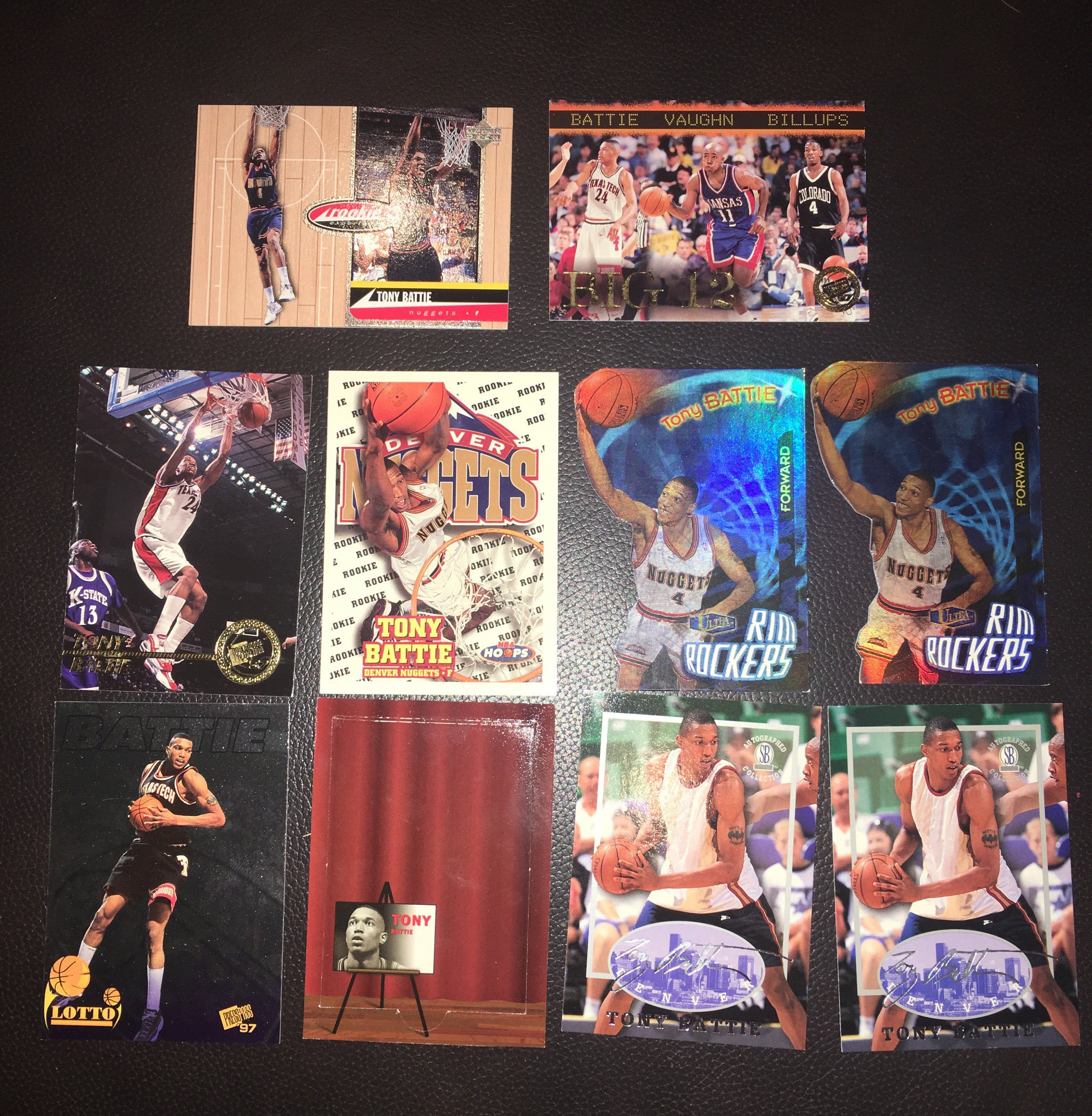Tony Battie Basketball Cards Rookie NBA Denver Nuggets