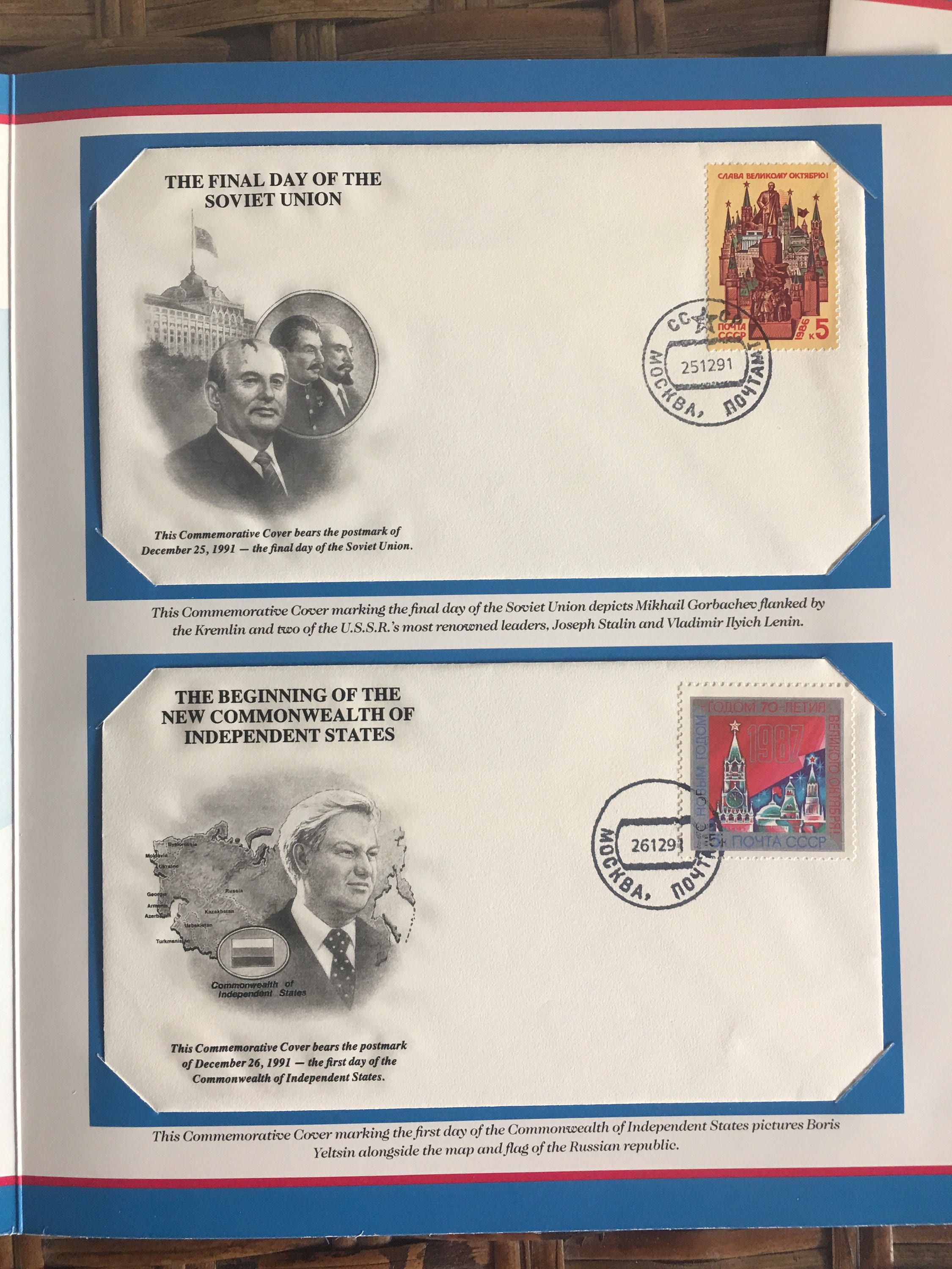 The Commonwealth Of Independent States Commemorative Covers Etsy