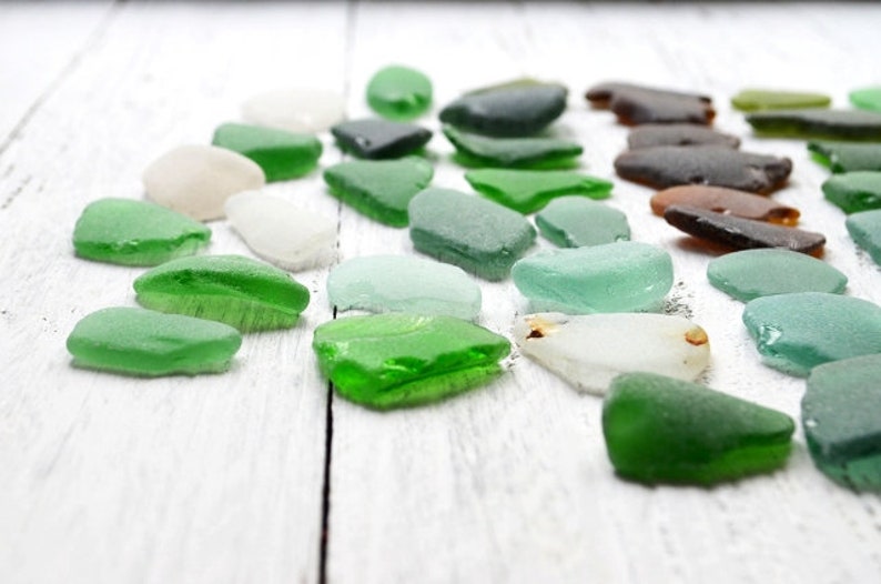 Genuine sea glass for craft Medium pieces of sea glass Multicolored beach glass mix Sea glass bulk Art supply Colored Seaglass Stained glass