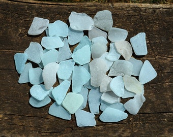 White Sea glass set of Small to Medium sized pcs, Bulk Beach Glass, Naturally smoothed, Craft Supplies