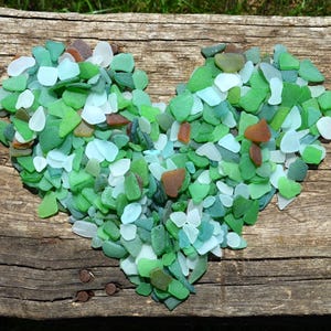 600+ Bulk Sea Glass Pieces: Tiny Beach Glass Craft Supply