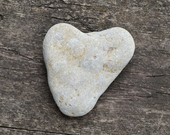 Large Heart Pebble, Natural Stone Heart, Sea Lover Gift, Paperweight, Valentines gift