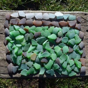 Lot de 225 verres de plage, petite collection de verres de mer, assortiment de verres de mer, décoration de plage, fournitures d'artisanat