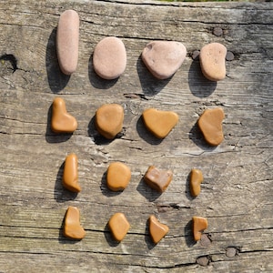 Cartas de amor de seixos marinhos 4 conjuntos, pedras marinhas naturais, rochas marinhas raras, decoração rústica, rochas marinhas figuradas, ideia de presente para o dia dos namorados