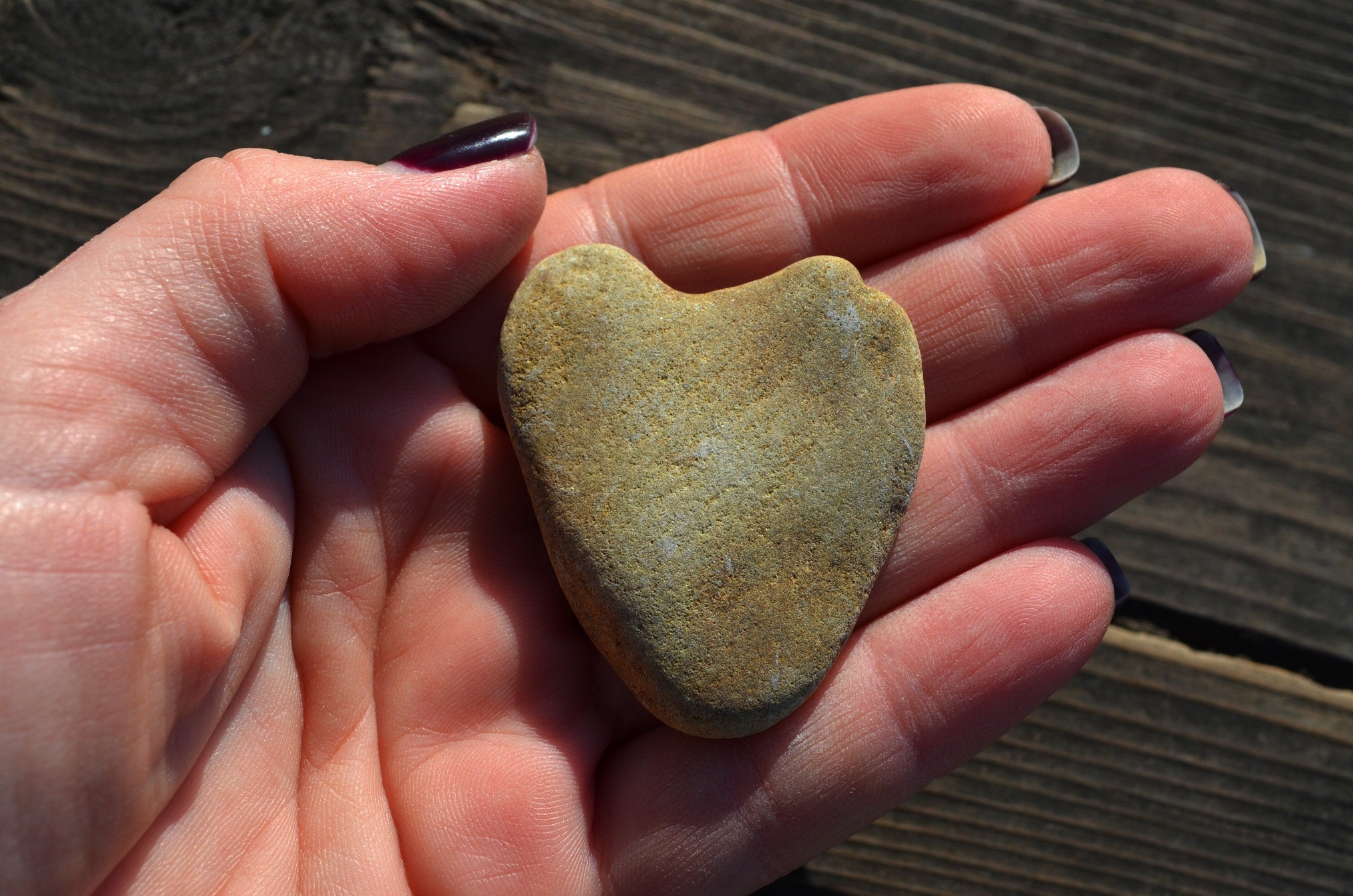 Natural Heart Shaped Stones for Craft or Decor Pebble Art Etsy