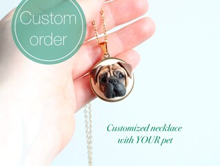 Collana Con Nome Personalizzato Della Razza Del Cane, Collana Con Linea Del Ritratto Del Cane, Collana Con Nome Del Disegno Della Razza Del Cane, Collana Personalizzata Per Gli Amanti Degli Animali