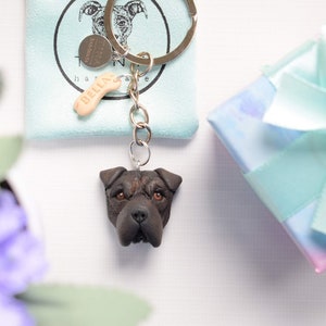 Customized keychain with YOUR pet image 5