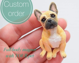 Customized full body magnet of YOUR pet